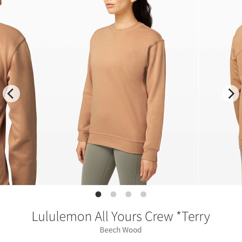 Lululemon All Yours Crew *Terry Beech Wood